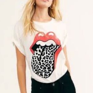 Free people daydreamer Rolling Stones T shirt